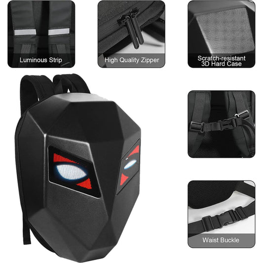 Black LED Knight Backpack