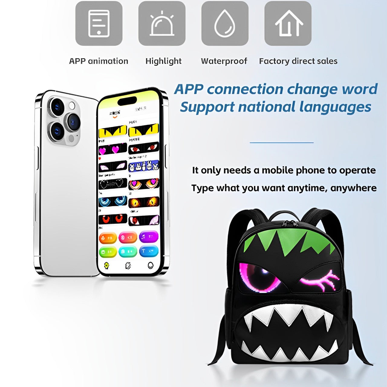 Little Devil LED Backpack